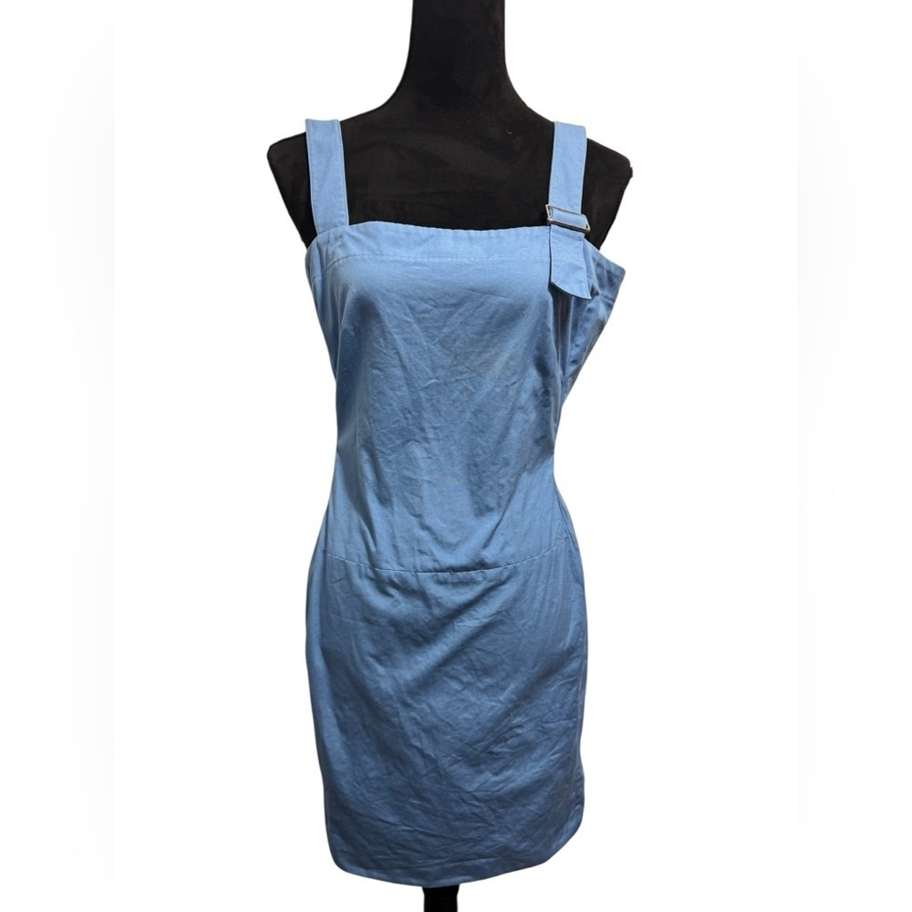 Club Monaco Carpenter Dress Blue